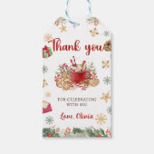 Étiquettes-cadeau hiver Neige Noël Cookies Anniversaire Favoriser (Devant)