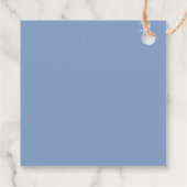 Étiquettes Cadeau Hiver Solstice vacances Deer Wreath Yule Noël (Dos)