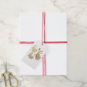 Étiquettes-cadeau Ho Ho Ho (Avec de la ficelle)