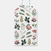 Étiquettes-cadeau Ho Ho Ho Calligraphy Christmas (Dos)