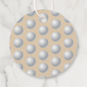 Étiquettes Cadeau Hole In One Boys Golf 1er Anniversaire Par tee (Dos)