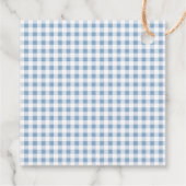 Étiquettes Cadeau Hole in One Par Tee Boy 1st Birthday (Dos)