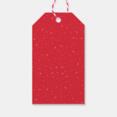 Étiquettes-cadeau Holiday Winter Birch Tree Red Cardinal (Dos)