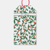 Étiquettes-cadeau Holly classique (Dos)