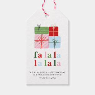 Étiquettes-cadeau Holly Merry & Bright Holiday