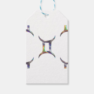 Étiquettes-cadeau hologramme Gemini