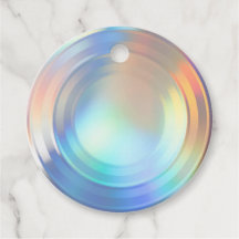 Hologramme moderne Pastel Arc-en-ciel Sirène Unico