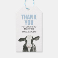 Holy Cow Birthday Merci Cartes Tags cadeaux