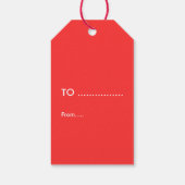 Étiquettes-cadeau homard rouge (Dos)