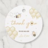 Étiquettes Cadeau Honey Bee 1er anniversaire (Devant)