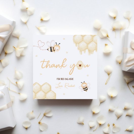 Étiquettes Cadeau Honey Bee 1er anniversaire