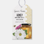 Étiquettes-cadeau Honeybee Honey Jar (Devant)