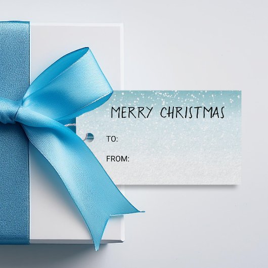 Étiquettes-cadeau Hongrois Vizsla Chien Snowy Winter Forest Festin