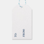 Étiquettes-cadeau Honorer et remercier les anciens combattants améri (Dos)