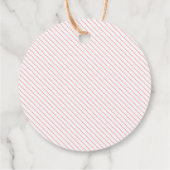 Étiquettes Cadeau Hoppy Purim Bunny Ears (Dos)