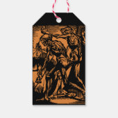 Étiquettes-cadeau Horreurs sans fin des mineurs morts pour Halloween (Dos)