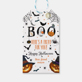 Étiquettes-cadeau Hou! Joyeux Halloween