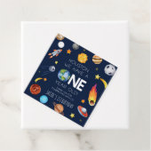 Étiquettes Cadeau Houston Nous avons un an 1er anniversaire fête (En situation)