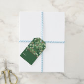 Étiquettes-cadeau Houx de Noël (Avec de laficelle)