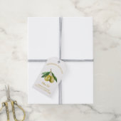 Étiquettes-cadeau Huile d'olive maison simple Hang Tag l Blanc (Avec de la ficelle)