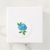 Étiquettes Cadeau Hydrangea aquarelle (En situation)