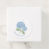 Étiquettes Cadeau Hydrangea Bleu (En situation)
