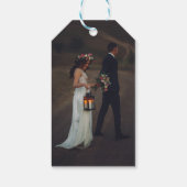 Étiquettes-cadeau Hydrangea Rose Aquarelle rose Floral (Dos)