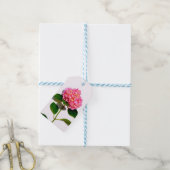 Étiquettes-cadeau Hydrangée rose rose fleur rose (Avec de laficelle)