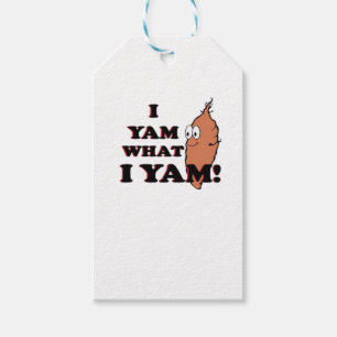 Étiquettes-cadeau I Yam What I Yam - Classic Funny Meme