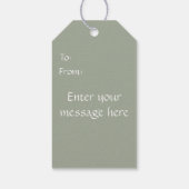 Étiquettes-cadeau Icône byzantine du Christ Pantocrateur (Dos)