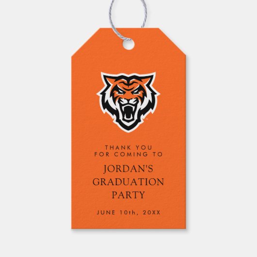 Étiquettes-cadeau Idaho State University Bengals Spirit Design (Devant)