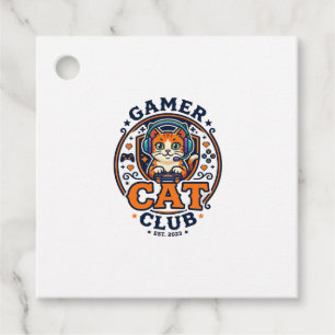 Étiquettes Cadeau Idée cadeau chat joueur - Club de chat de joueur_1
