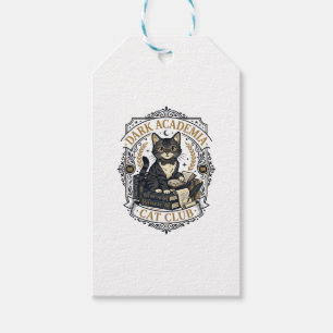 Étiquettes-cadeau Idée cadeau pour papa chat de l'Académie sombre -