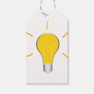 Étiquettes-cadeau Idée créative d'ampoule
