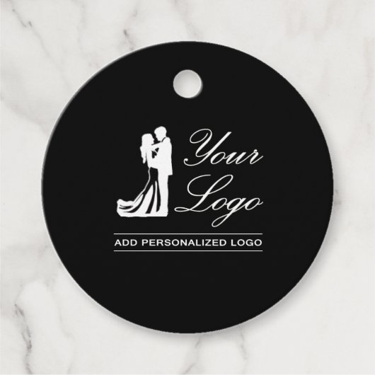 Étiquettes Cadeau Idée de mariage personnalisée Conception photo per (Devant)