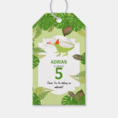 Étiquettes-cadeau Iguana Lizard Fête Animaux Fête Anniversaire (Devant)