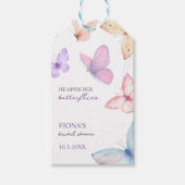 Étiquettes-cadeau Il donne Fête des mariées à ses papillons (Devant)