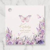 Étiquettes Cadeau Il Donne Sa Fête des mariées Fleur sauvage À Ses P (Devant)