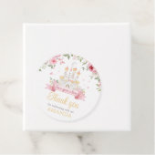 Étiquettes Cadeau Il était une fois Anniversaire Fête ronde (En situation)