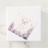 Étiquettes Cadeau Il Me Donne Des Papillons Fleurs Sauvages Shower D (En situation)