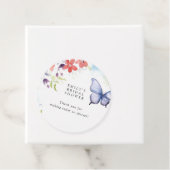 Étiquettes Cadeau Il Me Donne Des Papillons Mariage (En situation)