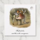 Étiquettes Cadeau Il trouve sa fée romantique Saint Valentin (Dos)