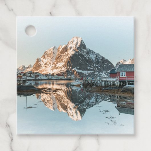 Étiquettes Cadeau Îles Lofoten (Devant)