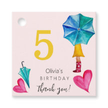 Illustration d'aquarelle de fille SUmbrella