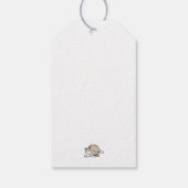 Étiquettes-cadeau Illustration de chat Lover - Curled Up & Cosy (Dos)