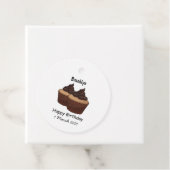 Étiquettes Cadeau Illustration de Cupcake (En situation)