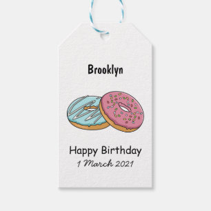 Étiquettes-cadeau Illustration de Donut