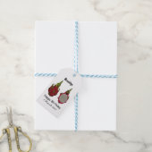 Étiquettes-cadeau Illustration de dragon fruit (Avec de laficelle)