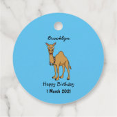 Étiquettes Cadeau Illustration de dromadaire (Dos)
