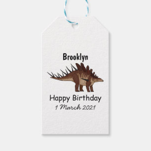 Étiquettes-cadeau Illustration de Kentrosaurus